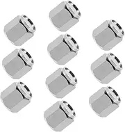 Happyyami 10pcs Metal Theft Tire Valve Caps Durable Dustproof Covers for Cars Suvs Trucks Motorcycles Locking Valve Stem Caps with Sleek Design for Protection