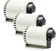 ExtraPrint 3 x Rolls Compatible Continuous Paper Label DK-22246 DK22246 for Brother QL-1050 QL-1050N QL-1060 QL-1060N QL-1100 QL-1110NWB 103mm x 30.48m