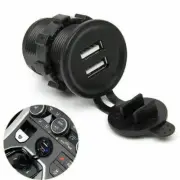 1X Dual USB Car Cigarette Lighter Socket Charger Power Adapter Outlet Parts Tool (for: Peugeot)