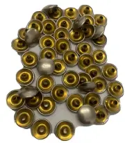 Brass Material Press Studs Sewing Snap Button Fasteners Qty. 50 Selling As Is