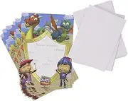 Mike The Knight Paper Invitations (Pack of 20) (UK Size: One Size) (Multicoloured)