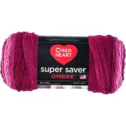 2 Pack Red Heart Super Saver Ombre Yarn-Anemone E305-3965