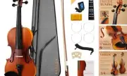 Violin Fiddle Beginner Set: 3/4 Matt Violin Kit for Student, Acoustic Violin