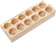 Box Perfume Essential Oils Earth Pour Polish Capsules Essence Oil Diffuser Vinegar Humidifier Candle Fragrance Refills Stand Spearmint Wood Essential Oils Holder Light Brown Wooden