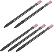 GANAZONO 5pcs Dual Ended Nail Polishing Pen Multi Functional Nail Care Tool Portable Cuticle Remover and Sanding Tool for Home and Professional Use