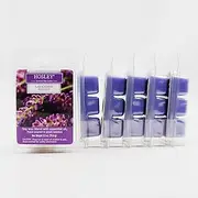 Hosley® Scented Wax Cubes - Lavender Fields - Fragrance Hand-Poured Wax Melts Pack, Electric Home Warmer Cube, Wickless Candle Bar Air Freshener, Spa Aroma Decor - 2.5 oz (6-Pack)