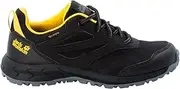 [Jack Wolfskin] Woodland Texapore Low (Toddler/Little Kid/Big Kid) Black/Burly Yellow Xt EU 34 (US 3 Little Kid) M
