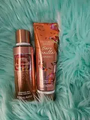 Victoria’s Secret Bare Vanilla Candied Fragrance Mist 8.4oz & Lotion Gift Set