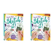 2x Wonderfull Infinite Ideas: Sketch It! Colouring And Drawing Book Craft 5y+