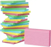 1200 Count Index Cards 3x5, Colored Index Cards, Note Cards 3x5 Flash Cards, 180GSM Heavy Notecards 3 x 5 Lined, 3 by 5 Pink Index Card Ruled Bulk Note Cards Flashcards for Studying Taking Notes