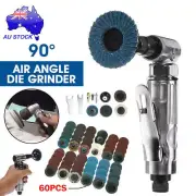 1/4" Air Angle Grinder 90 Degree Mini Pneumatic Kit for Polishing and Carving