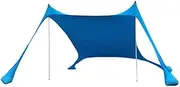 COOKX Beach Sunshade Tent with Sandbag Tents 210X150X170cm Canopy Shade Membrane Umbrella Sun Shade Tent Outdoor Supplies