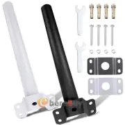 Light Pole Mount, Solar Lighting Mounting Bracket Extension Pole Kit, Wall Mount