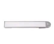 L24 25cm Silver Warm Light Human Body Induction Night Light Intelligent Automatic Strip Light Bedside Wardrobe Cabinet Light Bar
