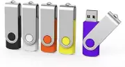 Aiibe 5 Pack 64 GB USB Flash Drive Storage Drives Thumb Stick Mixed Colors 64G