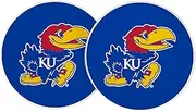 Desert Cactus University of Kansas Car Coaster Jayhawks KU Absorbent Sandstone Car Cup Coasters Set of 2 (Design A)