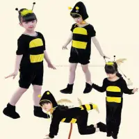 在飛比找蝦皮購物優惠-兒童動物服裝小螞蟻表演服幼兒園舞蹈卡通服裝螞蟻穿越河流服裝