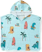 [KMBANGI] Kids Toddler Baby Girl Boy Beach Cover Ups for Swimsuit Rash Guards Hooded Bath Poncho Towel Cloak 1-6T