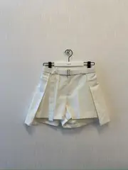 buckle-belt shorts 1,2 Nude