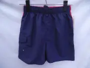 BNWT Boys Sz 7 Smart Blue and Red Urban Supply Elastic Waist Swim Board Shorts