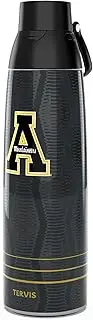 Tervis Venture Water Bottle Appalachian State Mountaineers - Full Speed Triple Walled Insulated Tumbler Travel Cup Keeps Drinks Cold & Hot, 36oz, Stainless Steel
