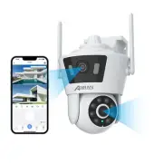 ANRAN Home Camera 4K Wireless IP Security Surveillance System Night Vision 2lens