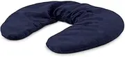 Relax Navy Herb Grain Pillow with 650 g Wheat + 9 g Lavender, Peppermint and Rosemary, Removable and Washable Cover Dimensions: Approx. 35 x 27 x 3.5 cm