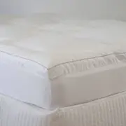 Ardor 1500GSM Ball Fibre Mattress Topper King Single White Bedding