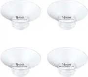 4 pieces flange inserts 16 mm for Momcozy M9/M6/M5/S12 Pro/V1/V2, for Nuliie/Medela/Kissbobo/Lansinoh/eufy/NCVI/Bellababy/Jheppbay/Lulia 24 mm breast pump, reduce 24 mm channel to other sizes