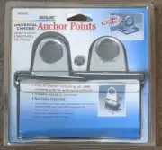 2 pc Metal Highland Truck Bed Anchor Points Tie Down Hooks Loops #92509