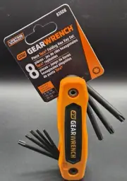 GEARWRENCH 8 Piece Torx Folding Hex Key Set - 83508
