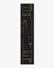 75' x 365' | Machine Washable Runner Rug | Kid & Pet Friendly | Indoor Rug | Nisa Ink Black Rug by Architectural Digest | Ruggable