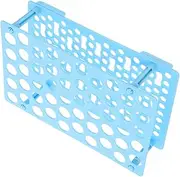 Alipis Centrifuge Tube Rack Dosing Tube Holder Test Kit Aquarium Test Tubes with Rack Paper Tube Furniture Aquarium Dosing Pump Homemade Specimen Holder Vial Rack Sky-blue Plastic