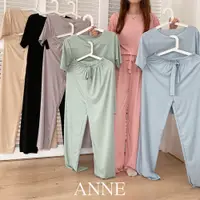 在飛比找蝦皮商城優惠-ANNE｜休閒套裝 居家服 睡衣【AO10166】涼感 上衣