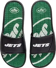 FOCO Men's NFL Team Logo Athletic Sport Shower Flip Flop Sandals Gel Slides