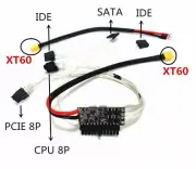 DC 12V 600W 24Pin Pico ATX Switch Car Auto Mini ITX High Power Supply