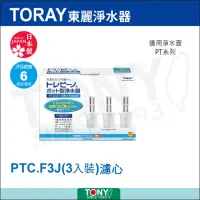 在飛比找momo購物網優惠-【TORAY 東麗】濾心PTC.F3J(總代理貨品質保證1)