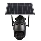 4G Solar Security Cameras Bidirectional Voice Intercom With Solar Panel Pir Moti