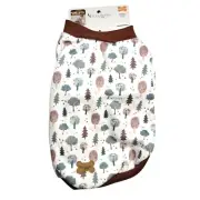 Koolaburra By Ugg Medium Ginger Woodland Print Dog Pajama With Brown Trim