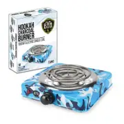 Print Design Electric Hot Plate Charcoal Burner - 6 Designs Available