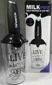 MilkPro PowerLix Frother & Cup Set - CHOOSE ITEM!
