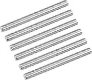 uxcell Fully Threaded Rod M12 x 150mm 1.75mm Thread Pitch 304 Stainless Steel Right Hand Threaded Rods Bar Studs 6 Pack
