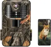 WIFI Live Stream Trail Camera 4K 30MP APP Bluetooth Control Hunting Cameras