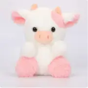 20cm Kawaii Cow Soft Stuffed Plushie Doll Animal Cow Plushie Doll Pink