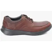 Clarks Men's Cotrell Edge Oxford, Tobacco Oily Leather, 8.5 M US