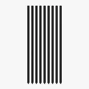 9pcs Wall Partition, Aluminum Partition Posts, Square Metal Slat Privacy Screens Columnar with Adjustable Foot, Entrance Decor Grille, for Hallway Bathroom Kitchen(160cm/62.9in/5.24ft)