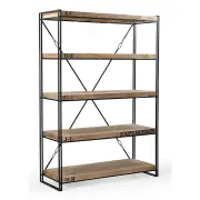 Exo Expedition Industrial Rustic Bookcase Display Cabinet
