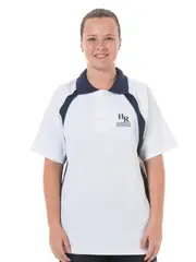Navy/Sky/White Polo Top- Snr