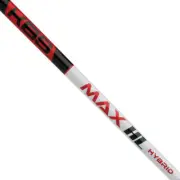 KBS Max HL Golf Club Hybrid Shaft - White Gloss - 50g - Senior Flex - .370" Tip