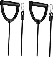 Exercise Bands Resistance Bands Handles Pair for Stair Stepper Tone Muscle